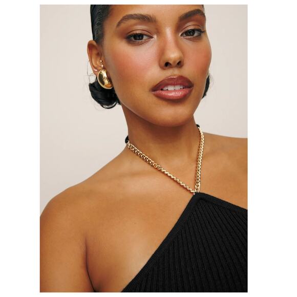 Reformation Adams Cashmere Sweater Dress Size Large - Picture 8 of 11